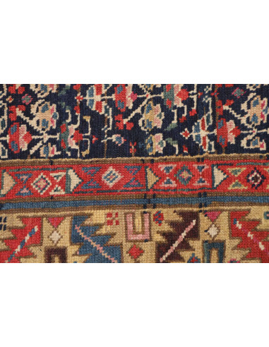 Hand Made Rug Antik Persia 85x430 Dark Blue Red
