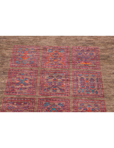 Rug Bakhteari Pakistan maroon 79x241