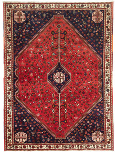 Tappeto Shiraz Fine Persia marrone grigio 162x220