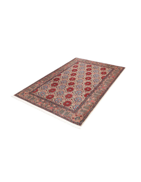 Hand Made Rug Varamin Persia 125x185 Red Ivory