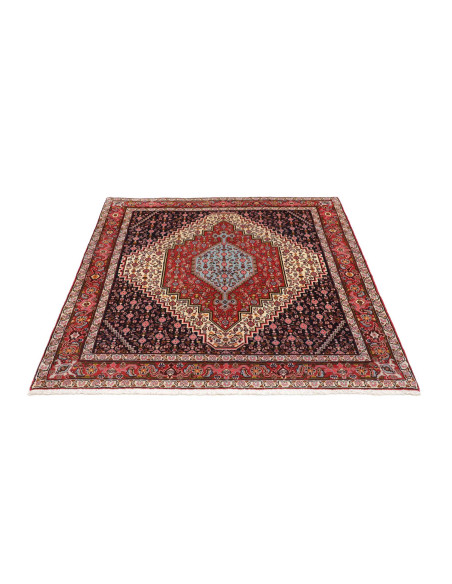 Hand Made Rug Sanandadj Persia 132x136 Dark Blu