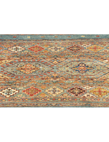 Hand Made Rug Istintia Pakistan 80x279 Light Bl