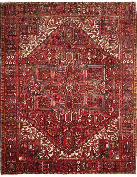 Rug Gorawan Persia maroon blue 265x338