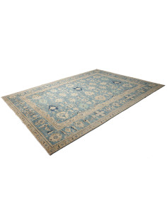 Rug Kazak Fine Pakistan sky blue grey 267x367 2