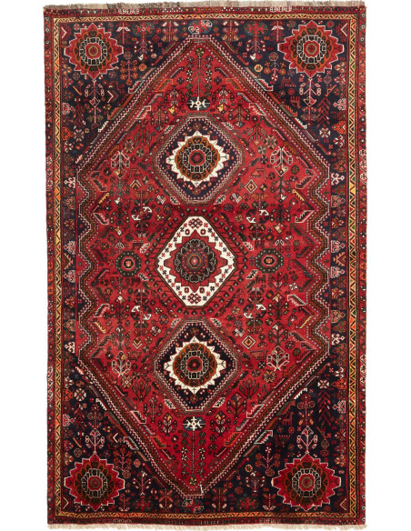 Shiraz 168x273 Cm Shiraz, Persia, Lana Cardata A Mano