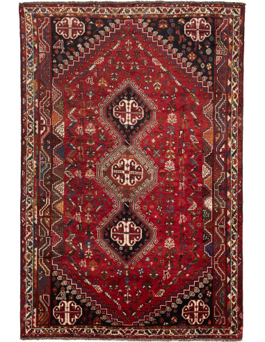 Shiraz 172x260 Cm Shiraz, Persia, Hand-carded Wool warp: