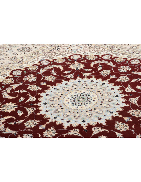 Rug Nain 6La Persia white maroon 157x157
