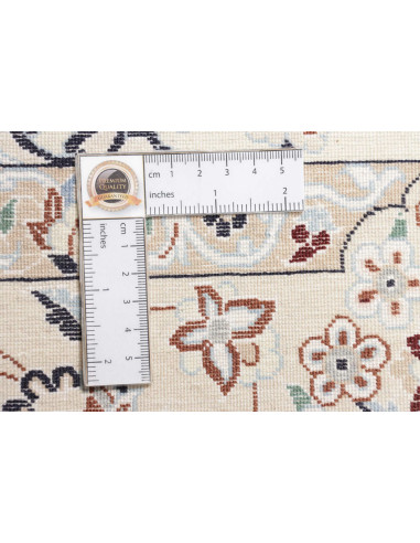 Rug Nain 6La Persia white maroon 157x157