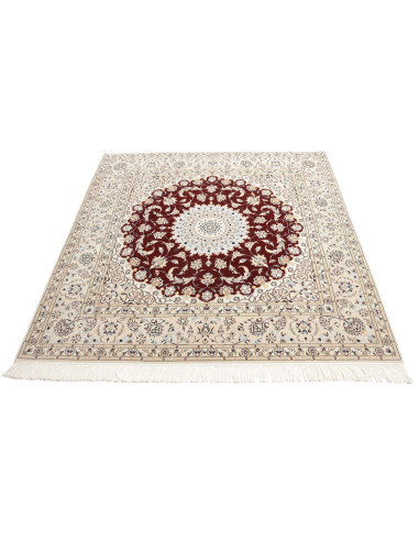 Nain 6la 157x157 Cm Nain 6la Persia Hand-carded Wool And