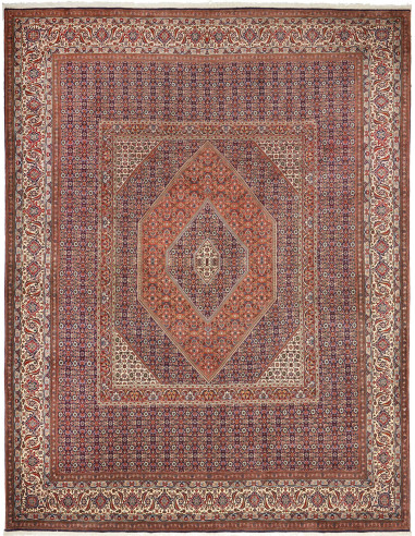 Tappeto Bidjar Persia azzurro bianco 294x395