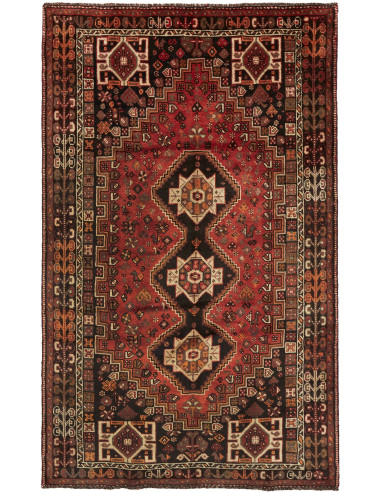 Shiraz 165x268 Cm Shiraz Persia Hand-carded Wool warp: