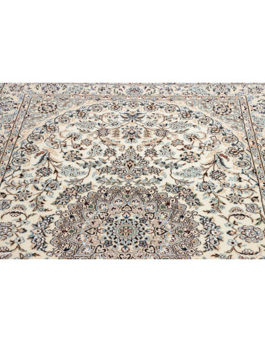 Nain 9la 135x225 Cm Nain 9la, Persia, Hand-carded Wool And