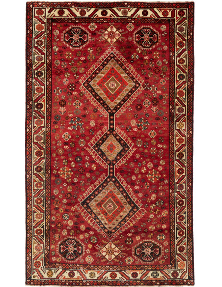 Shiraz 160x270 Cm Shiraz, Persia, Hand-carded Wool warp: