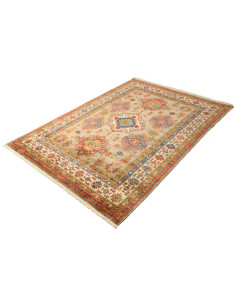 Tappeto Kazak Fine Pakistan arancione marrone 145x203 2