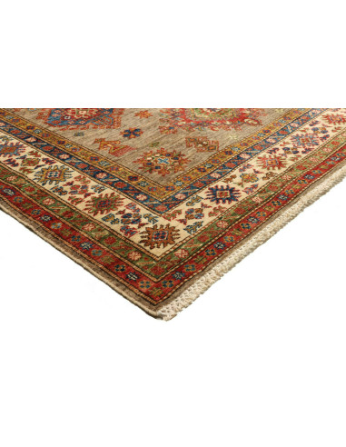 Tappeto Kazak Fine Pakistan arancione marrone 145x203