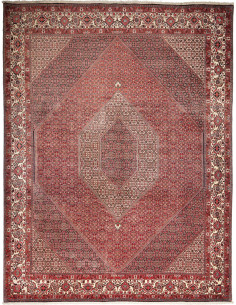 Tappeto Bidjar Persia marrone blu 296x390