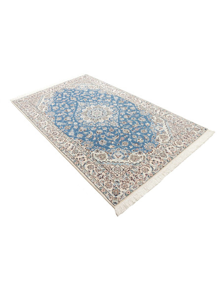 Nain 9la 142x240 Cm Nain 9la, Persia, Hand-carded Wool And