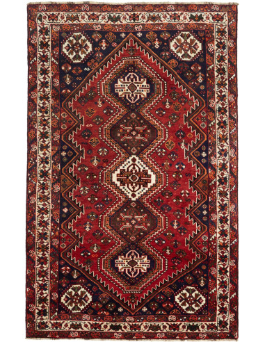 Shiraz 160x258 Cm Shiraz Persia Lana Cardata A Mano Cotone