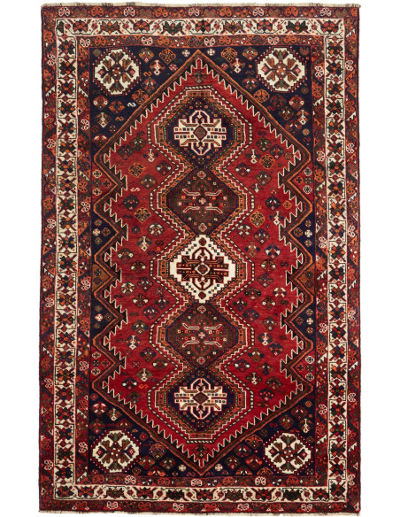 Shiraz 160x258 Cm Shiraz Persia Hand-carded Wool Cotton
