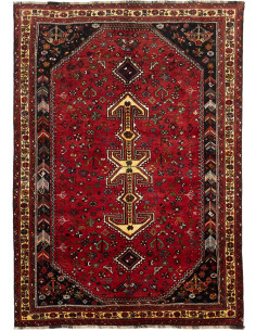 Shiraz 177x250 Cm Shiraz, Persia, Lana Cardata A Mano,