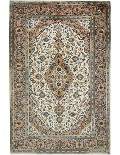Kashan 200x308 Cm Kashan, Persia, Lana Cardata A Mano,