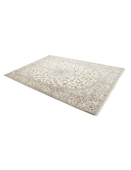 Nain 9la 204x298 Cm Nain 9la, Persia, Hand-carded Wool And