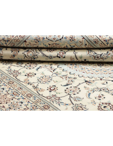Nain 9la 204x298 Cm Nain 9la, Persia, Hand-carded Wool And