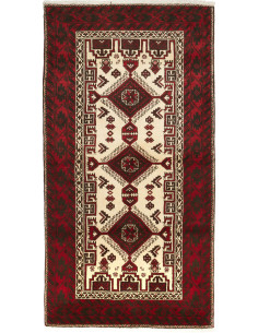Baluch 103x197 Cm Baluch Persia Hand-carded Wool Cotton