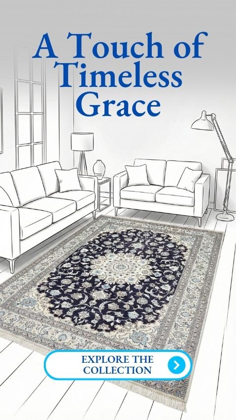 Nain Rugs wool and silk